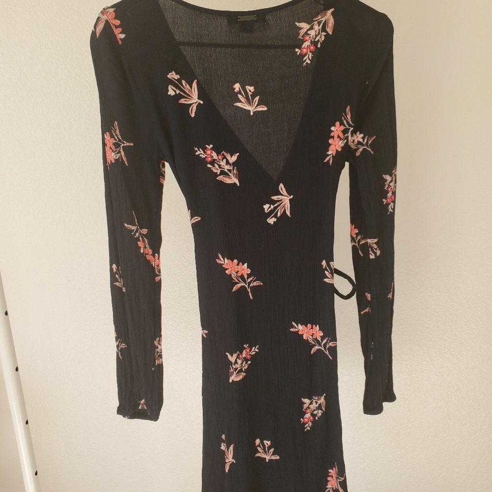 Billabong Floral Wrap Dress
